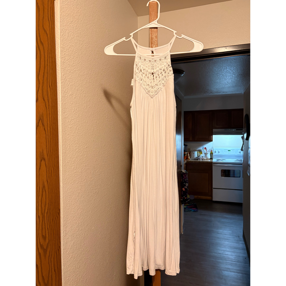Unknown Dresses & Skirts - Unknown White Cami Dress Beautiful in Brown